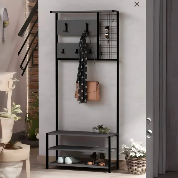 شماعة ملابس ستيل ، 60*40*200 سم