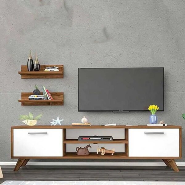 ترابيزة تليفزيون ام دي اف، 140*30*45 سم