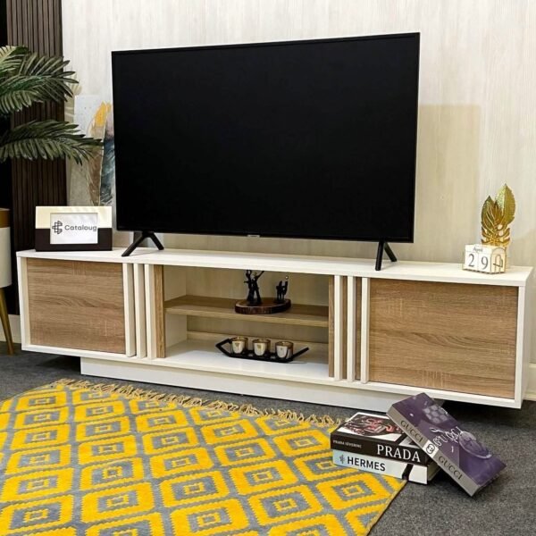 ترابيزة تليفزيون ام دي اف، 180*30*45 سم