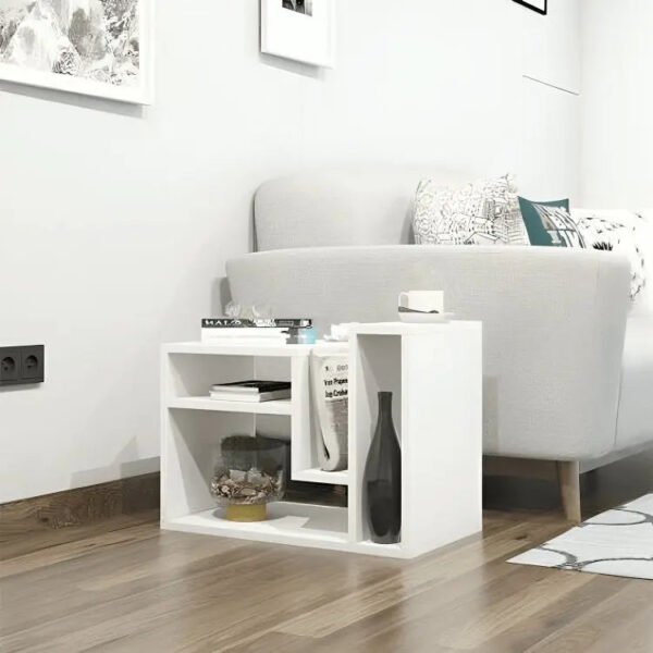 وسائل دفع أمنة طرق الدفع      ترابيزة جانبية أبيض 60*30*45 سم - CLG561