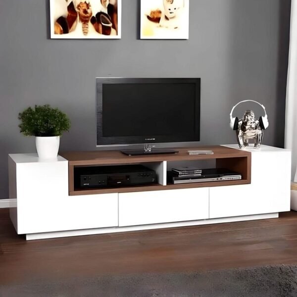 ترابيزة تليفزيون ام دي اف، 160*35*45 سم