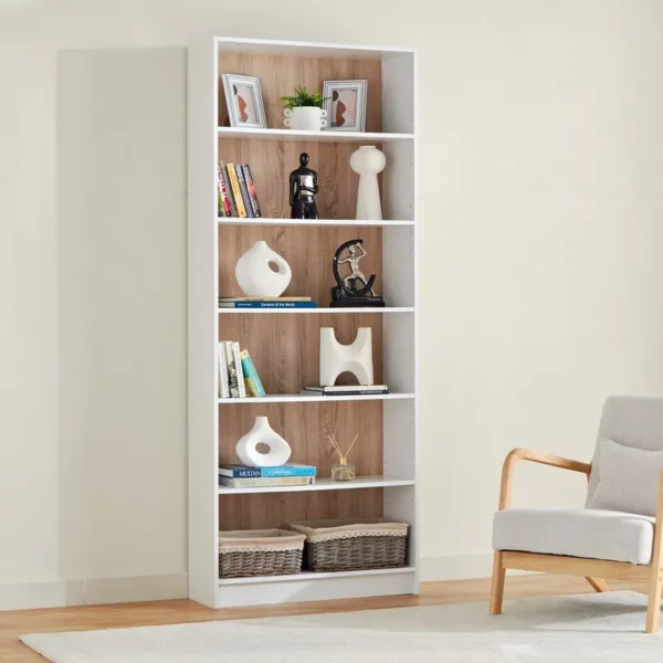 Bookcase – MDF, 80x28x202cm
