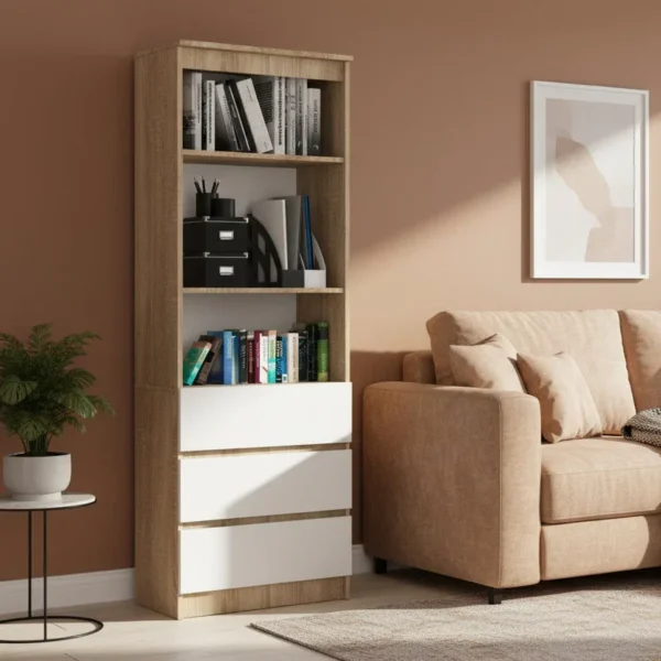 Bookcase – MDF, 61x36x180cm