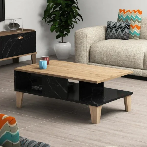 Coffee Table – MDF, (90x54x35.6cm)