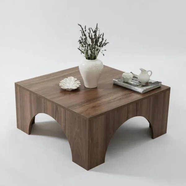Coffee Table – MDF, (80x80x37cm)
