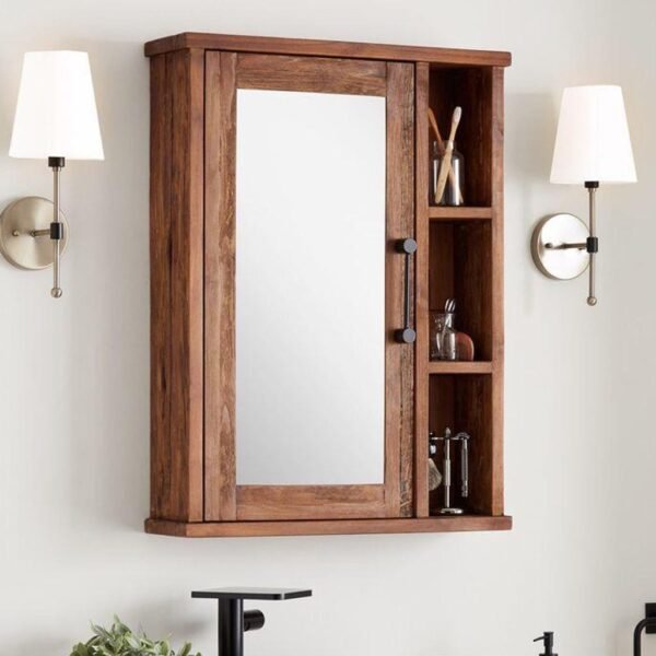 مرايا 80×15×60 سم من ارت وود - بني