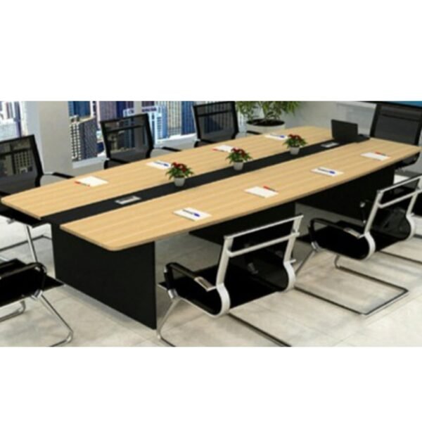 ترابيزة اجتماعات - بيج و أسود