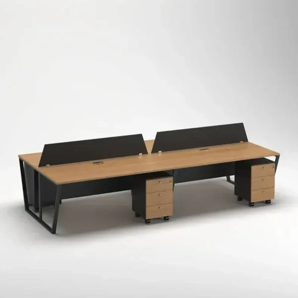 Workstation 4 Seats MDF 240*120*75