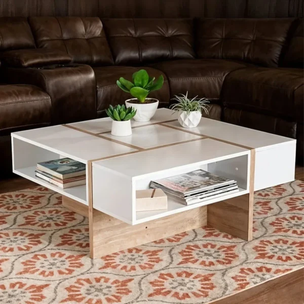 Coffee Table – MDF, (80x80x50cm)