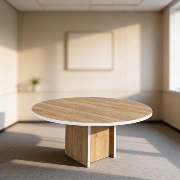 ترابيزة اجتماعات ام دي اف بيج - 75×120×120×120 سم